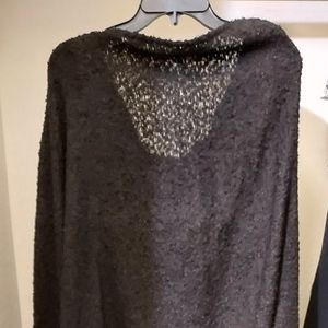 Knit Hooded Shawl